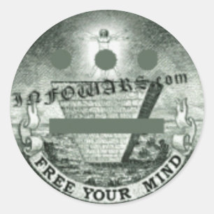 Free Your Mind Classic Round Sticker