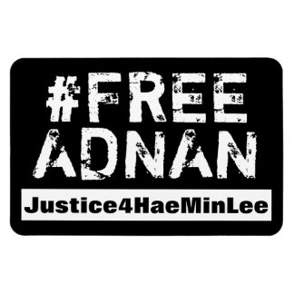 #FreeAdnan bumper magnet