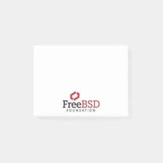 FreeBSD Foundation Logo Post-it Notes