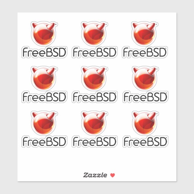 FreeBSD Project Sticker (Sheet)
