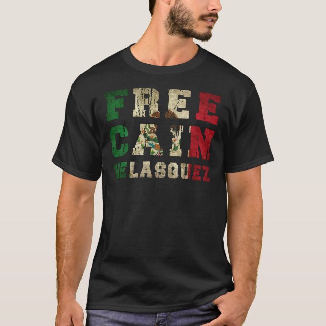 Freecain - Free Cain Fighters free Cain velasquez  T-Shirt (Front)