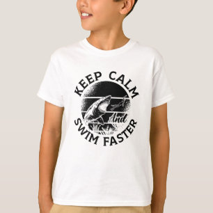 Freediver Keep Calm And Swim Faster Freediving T-Shirt