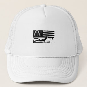 Freediving American Flag Diving Freediver Apnoe Trucker Hat