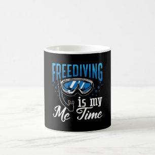 Freediving Is My Me Time Spearfishing Freediver Coffee Mug