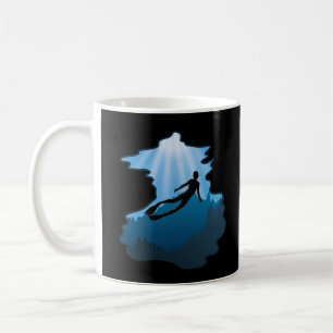Freediving - Underwater Free Diver Coffee Mug