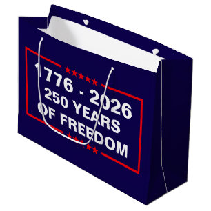 Freedom 1776-2026 large gift bag