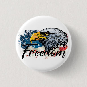 Freedom  1 inch round button