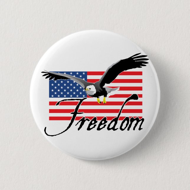 freedom 2 inch round button (Front)