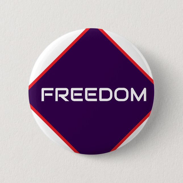 Freedom 2 Inch Round Button (Front)