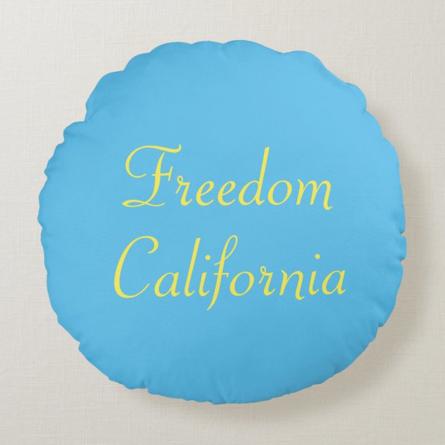 Freedom, a community in Santa Cruz County Round Pillow (Front)