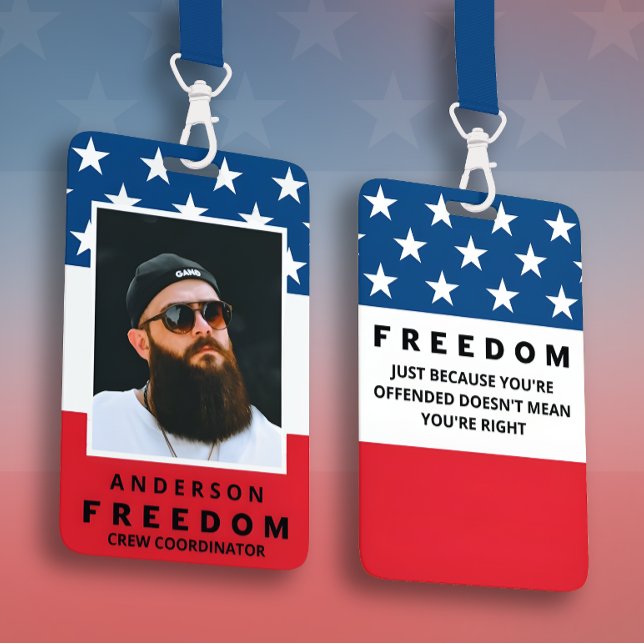 Freedom A True Patriot Badge (Creator Uploaded)