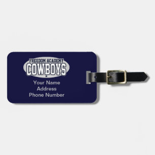 Freedom Academy; Cowboys Luggage Tag