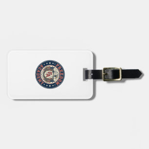 Freedom Academy Patriotic Patriotic University Aca Luggage Tag