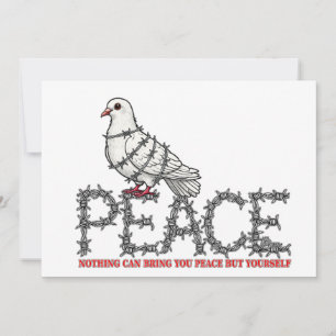 Freedom and peace invitation