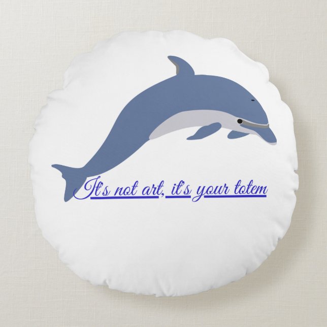 Freedom as a principle round pillow (Front)