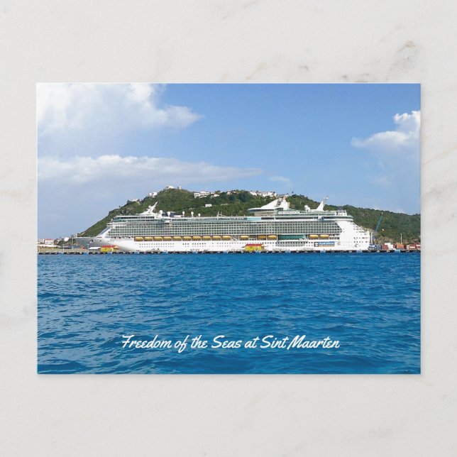 Freedom at St. Martin Postcard (Front)