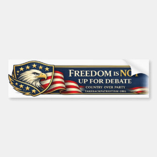 Freedom Belongs to the People Bumper Sticker