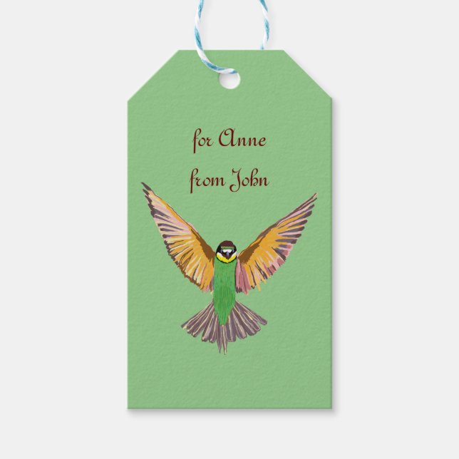 Freedom Bird Custom Gift Tags (Front)