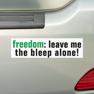 Freedom Bleep Bumper Sticker
