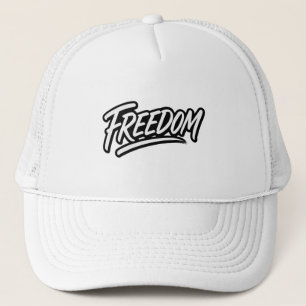 FREEDOM – Bold Brush Calligraphy Motivational Hat
