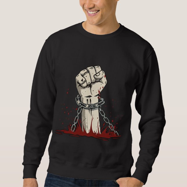 Freedom & Bold Protest Apparel Sweatshirt (Front)