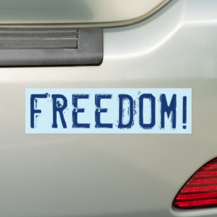 FREEDOM! Bumper Sticker