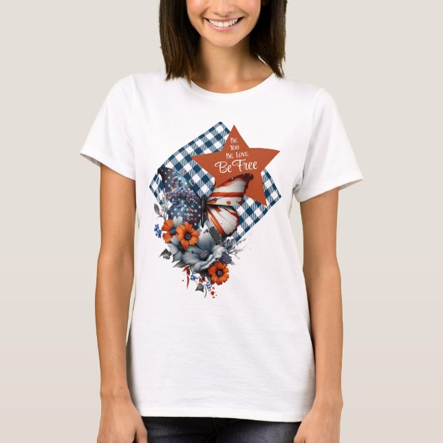 Freedom Butterfly T-Shirt (Front)