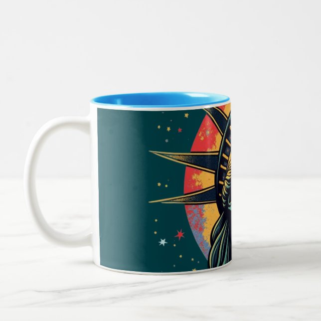 Freedom Call Sounds Two-Tone Mug (Left)