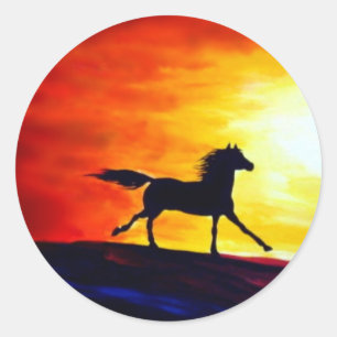 Freedom Calling Classic Round Sticker