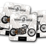 Freedom Chopper Motorcycle Coaster | Biker Coaster<br><div class="desc">Ignite your passion for the open road with our Freedom Chopper Motorcycle Coaster set. This striking set showcases a vintage chopper design with bold graphics and dynamic details, perfectly capturing the rebel spirit of motorcycle culture. Designed to protect your surfaces with style, these coasters make a standout accent in home...</div>