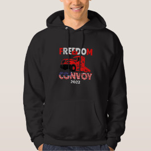 Freedom Convoy 2022 In Support Of Truckers Mandate Hoodie