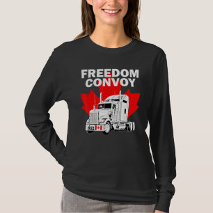 Freedom Convoy 2022 In Support of Truckers Mandate T-Shirt