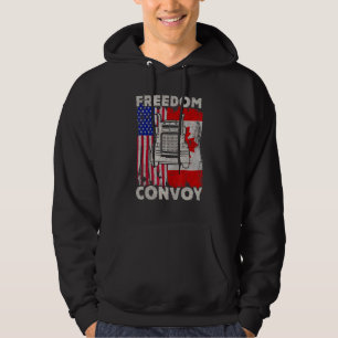 Freedom Convoy 2022 Support Canadian Truckers Mand Hoodie