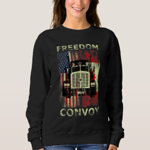 Freedom Convoy 2022 Support Canadian Truckers Mand Sweatshirt