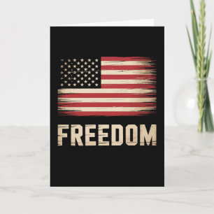 Freedom Costume for Men Women Patriotic Card