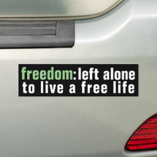 Freedom (dark) Bumper Sticker
