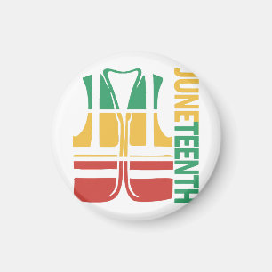Freedom Day Vest Coworker Swagazon Associate Junet Magnet