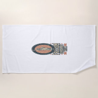 Freedom Democracy Truth Vintage Patriotic Shirt De Beach Towel