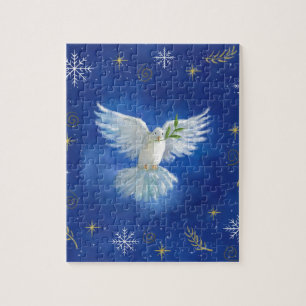 Freedom Dove, peace on earth Jigsaw Puzzle