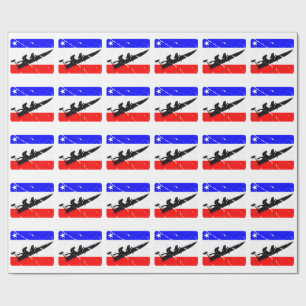 Freedom Drag-Boat FLAIR Wrapping Paper