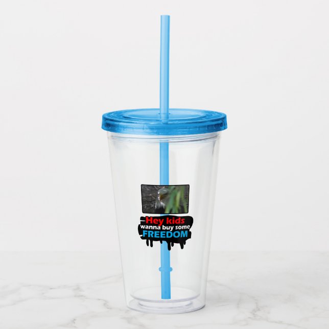 Freedom Eagle Acrylic Tumbler (Front)