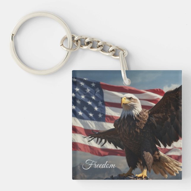 Freedom Eagle Keychain (Front)