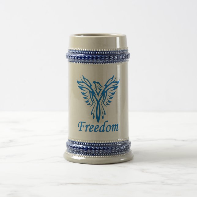 Freedom Eagle mug - choose style & colour (Center)