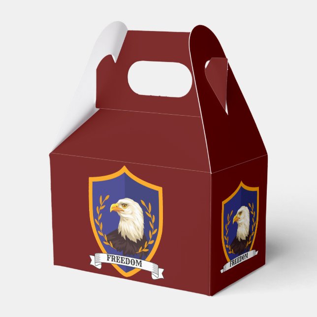 FREEDOM EAGLE STYLE FAVOR BOX (Front Side)