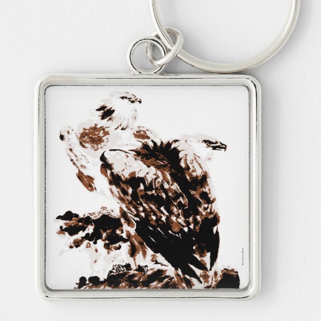 Freedom Eagles Keychain (Front)