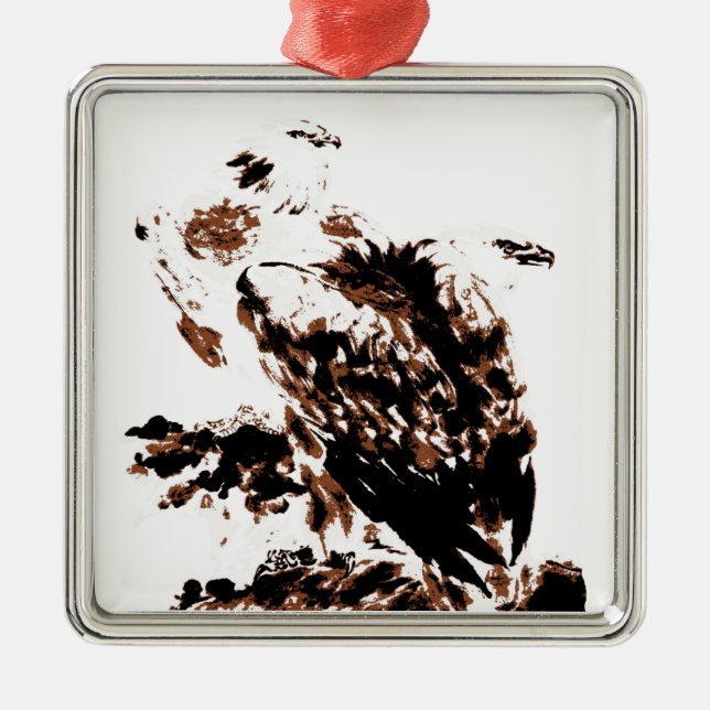 Freedom Eagles Ornament (Front)