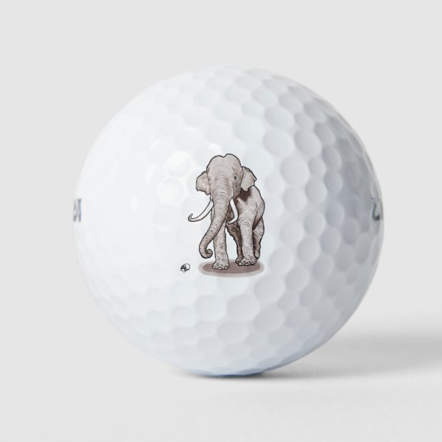 Freedom Elephant Golf Balls (Front)