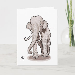 "Freedom" Elephant Greeting Card