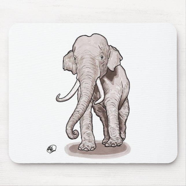 Freedom Elephant Mouse Pad (Front)