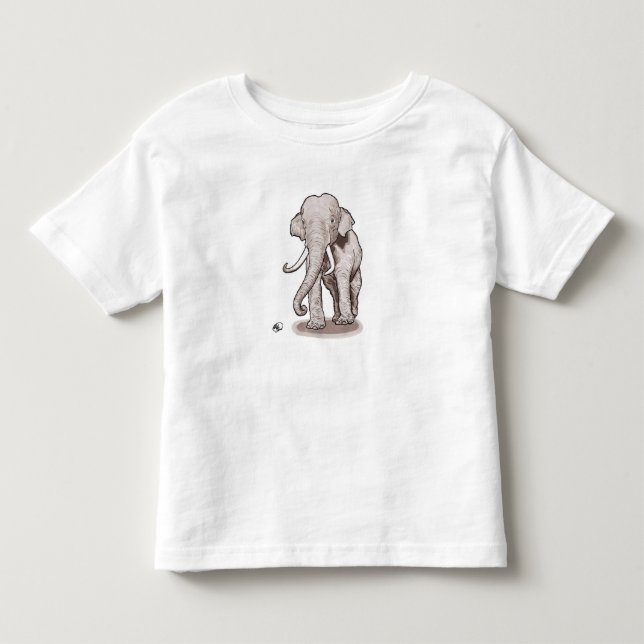 "Freedom" Elephant Toddler T-shirt (Front)
